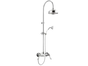 PRAGA - PRAGA CRYSTAL - F7507WC-S - Wall-mounted shower panel with overhead shower _ Rubinetteria Giulini